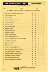 Parent Report Card for Children (pack of 20)
