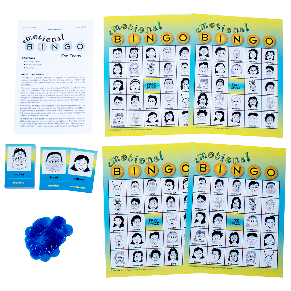 Emotional Bingo for Teens