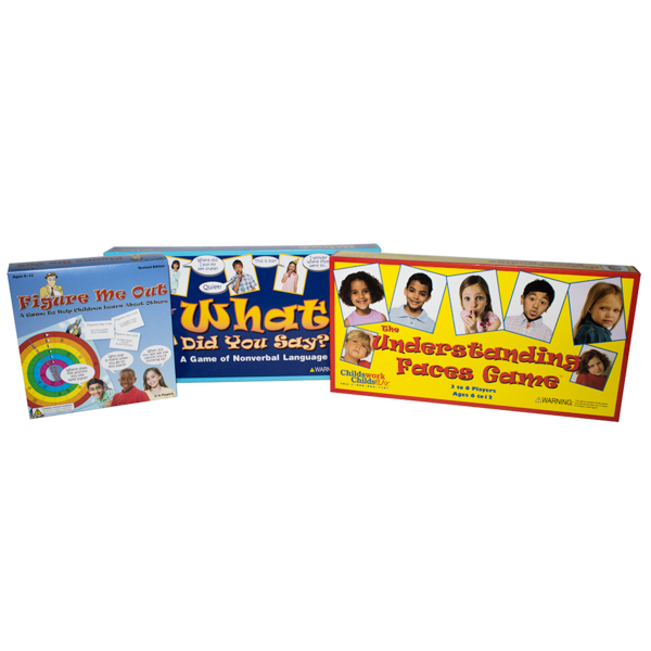 Social Skills Asperger's Games, Set of 3