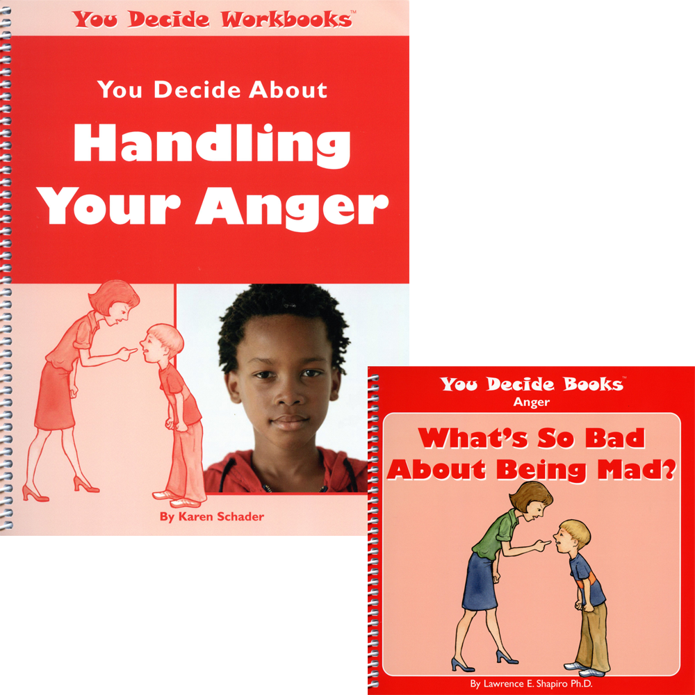 Vous décidez de gérer le livre et le cahier d'exercices sur la colère