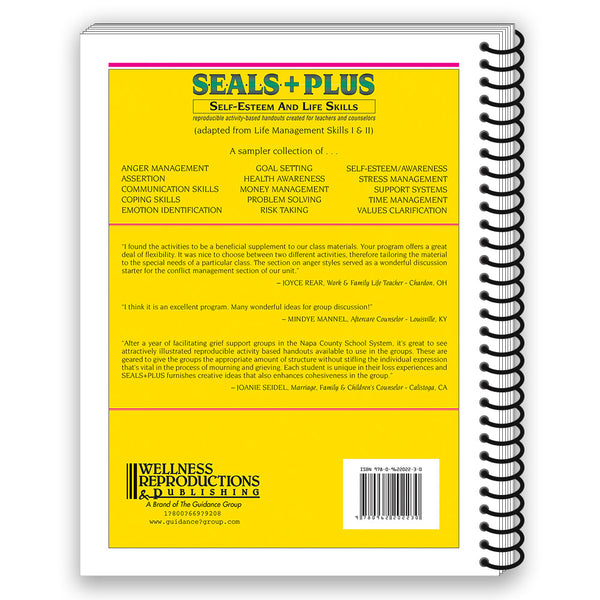 S.E.A.L.S. + PLUS (Self Esteem and Life Skills) Book | CreativeTherapyStore