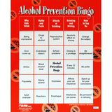 Alcohol Prevention Bingo Game