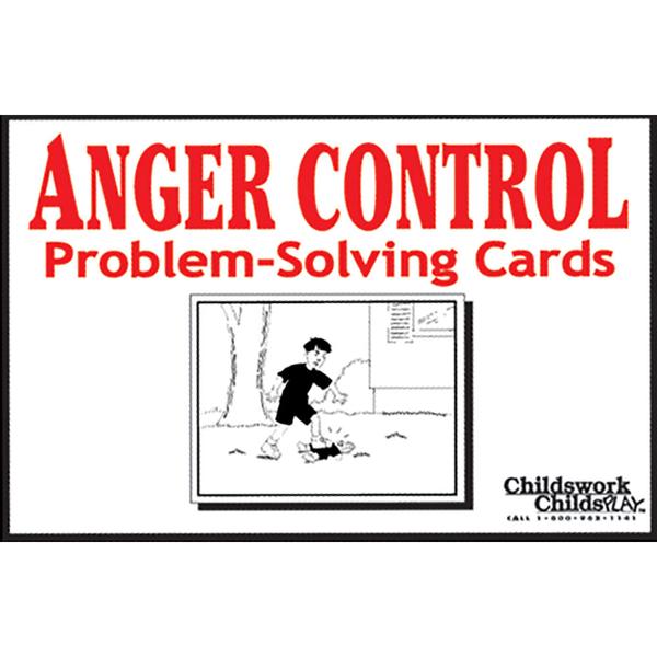 Control Problem Solving Anger Control Problem Solving Cards | CreativeTherapyStore