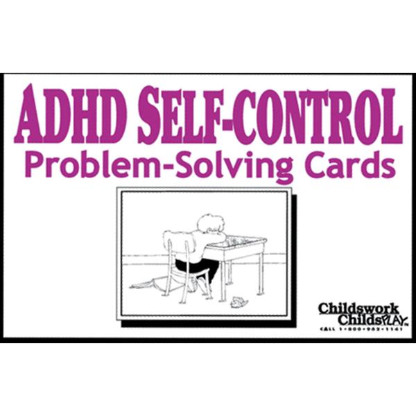 ADHD Self Control Problem Solving Cards