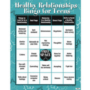 Jeu de bingo sur les relations saines pour les adolescents