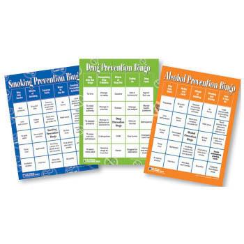 tobacco prevention games Smoking Bingo Bingo Card Prevention Bingo Games (Smoking, Alcohol,