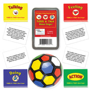 Le jeu de cartes Talking, Feeling & Doing Anger Toss & Talk avec balle