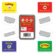 Le jeu de cartes Talking, Feeling & Doing Anger Toss & Talk (cartes uniquement)