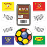 The Talking, Feeling & Doing Conflict Resolution Toss & Talk Card Game with Ball