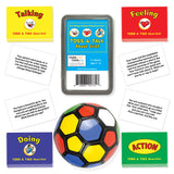 The Talking, Feeling & Doing Grief Toss & Talk Card Game with Ball