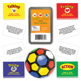 The Talking, Feeling & Doing Good Behavior Toss & Talk Card Game with Ball