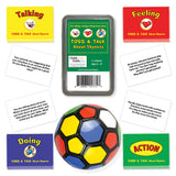 Le jeu de cartes Talking, Feeling & Doing Timyness Toss & Talk avec balle