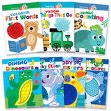 Sensory Silicone Touch and Feel Board Books Collection (Set of 7)