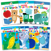 Sensory Silicone Touch and Feel Board Books Collection (Set of 7)