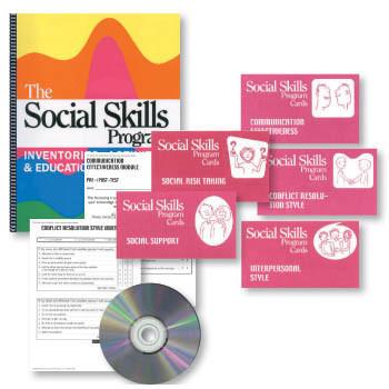 The Social Skills Book & Cards Set