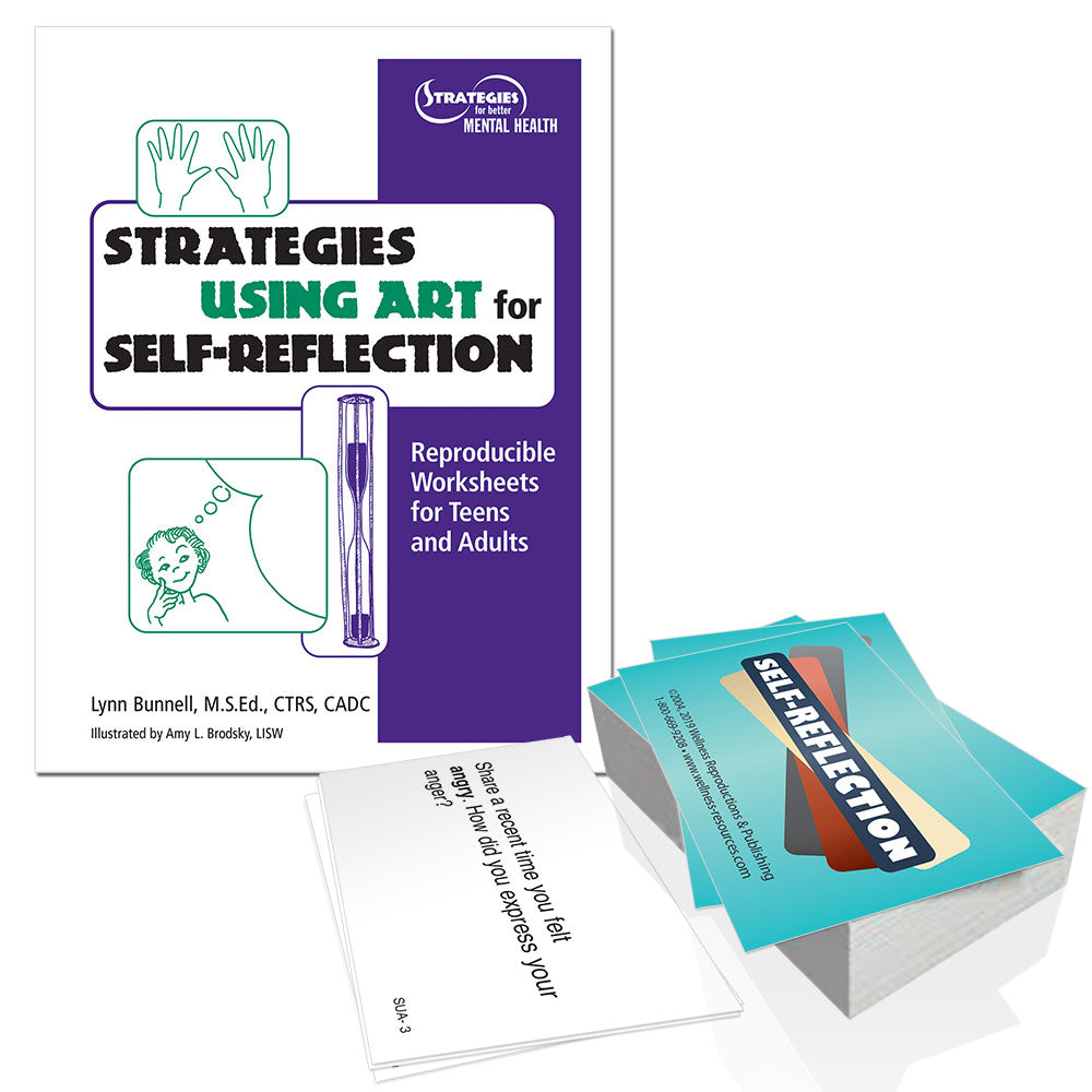 Strategies for Using Art for Self Reflection Book and Cards Set