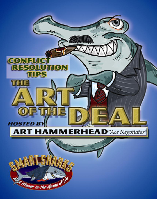 Smart Sharks Art of the Deal: CONFLICT RESOLUTION Tips Card Game