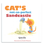 Livre Kimochi : Le château de sable pas si parfait du chat