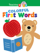 Colorful First Words Sensory Silicone Touch and Feel Board Books