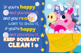 Keep Squeaky Clean Sensory Silicone Touch and Feel Board Books