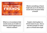 Lifeskills Cards for Teens: Making and Keeping Friends