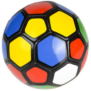 ballon de football multicolore de 5 pouces