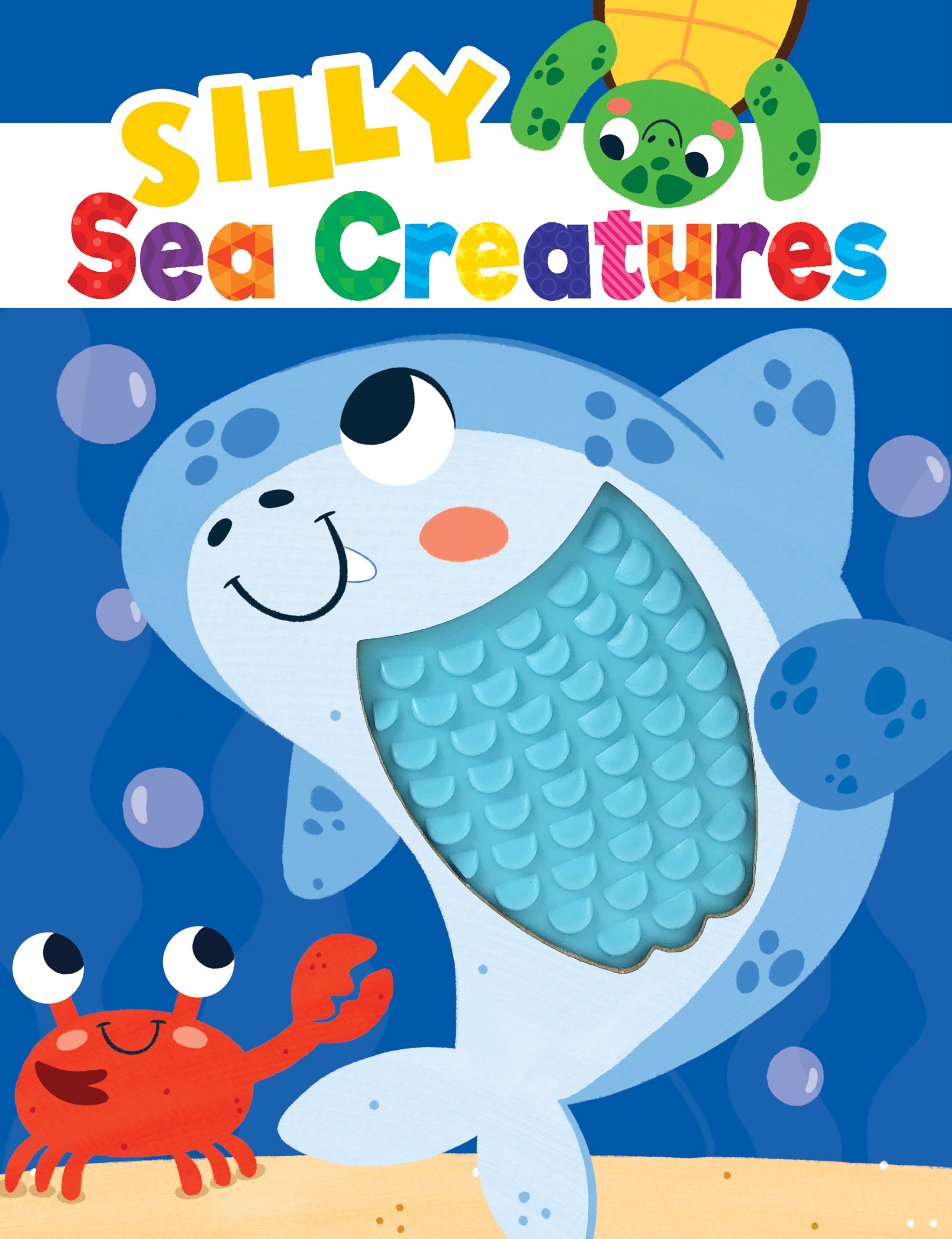 Silly Sea Creatures Livres sensoriels en silicone au toucher et au toucher