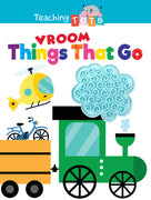 Vroom : Things That Go Livres cartonnés sensoriels au toucher et au toucher en silicone