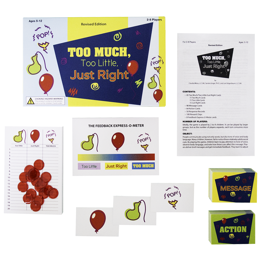 Too Much, Too Little, Just Right Communication Game, Revised