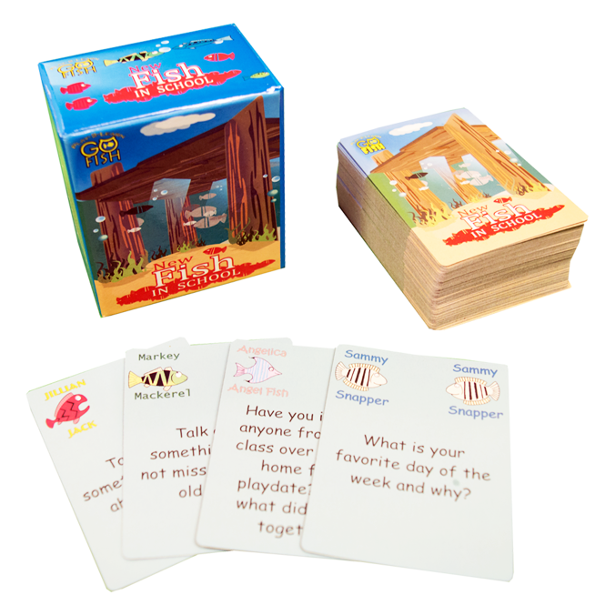 Play 2 Learn Go Fish: New Fish in School Card Game