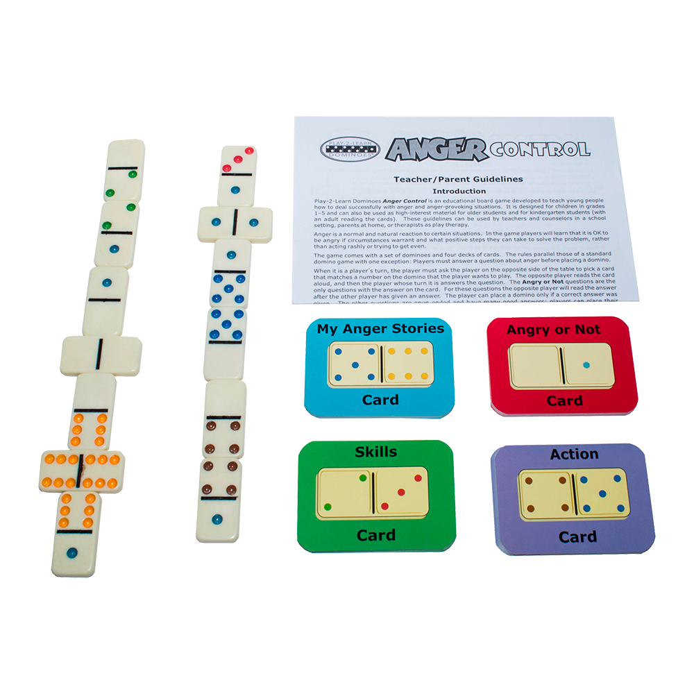 Play-2-Learn Dominoes: Anger Control