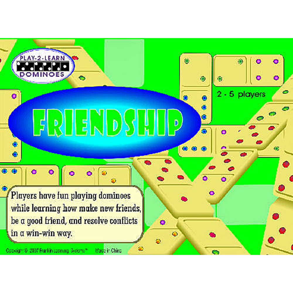 Play-2-Learn Dominoes: Friendship Dominoes